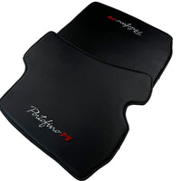 Carbon Fiber Leather Floor Mats for Ferrari Portofino M (2018-2023) - AutoWin