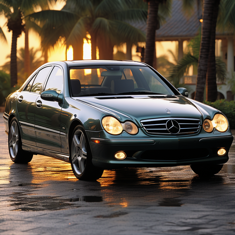 Elevate Your Mercedes-Benz C-Class W203 Sedan 4Matic (2000-2007) with Autowin's Premium Floor Mats
