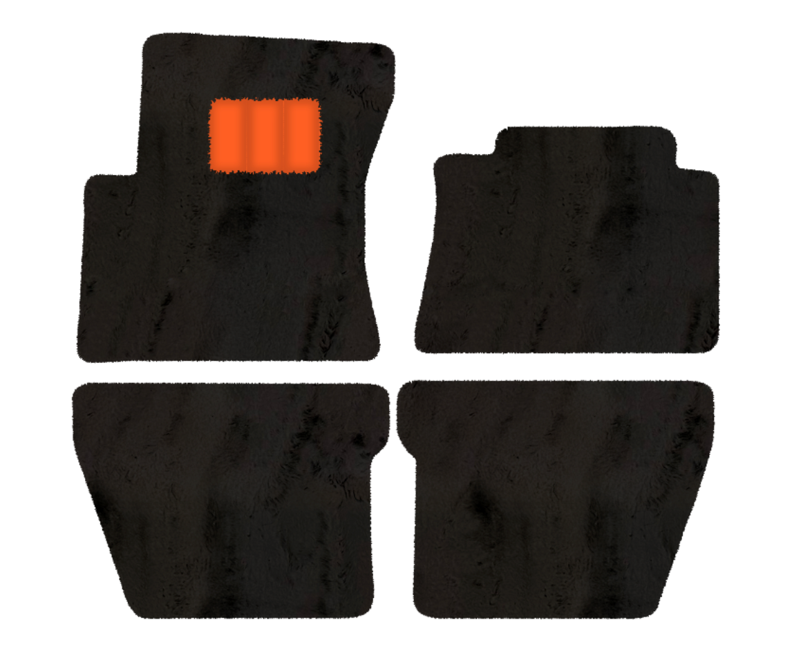 Mats de Carro de Couro Personalizáveis com Padrão Quadrado para Bentley Mulsanne (2010-2020) - AutoWin