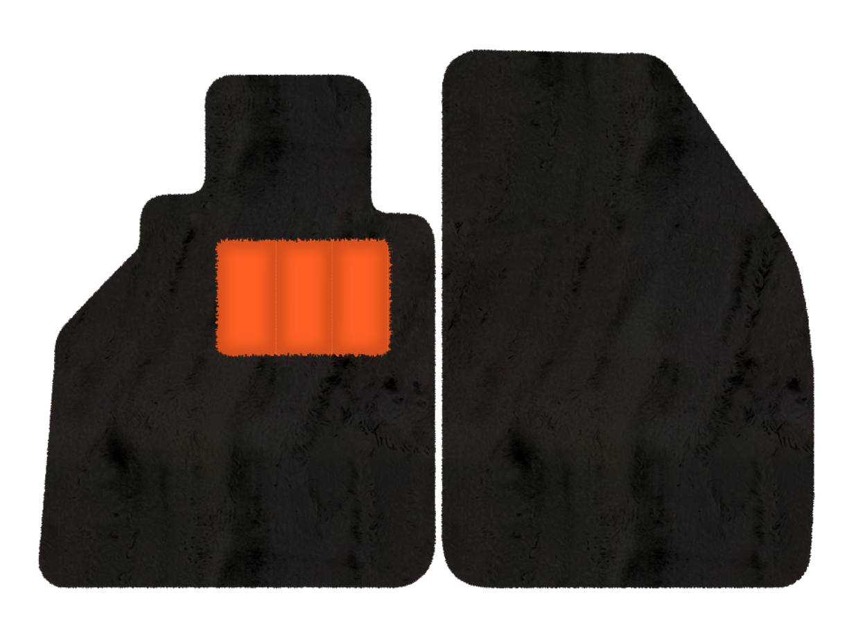 Tapetes automotivos Pretos para Porsche 986 Boxster (1996-2004) - AutoWin