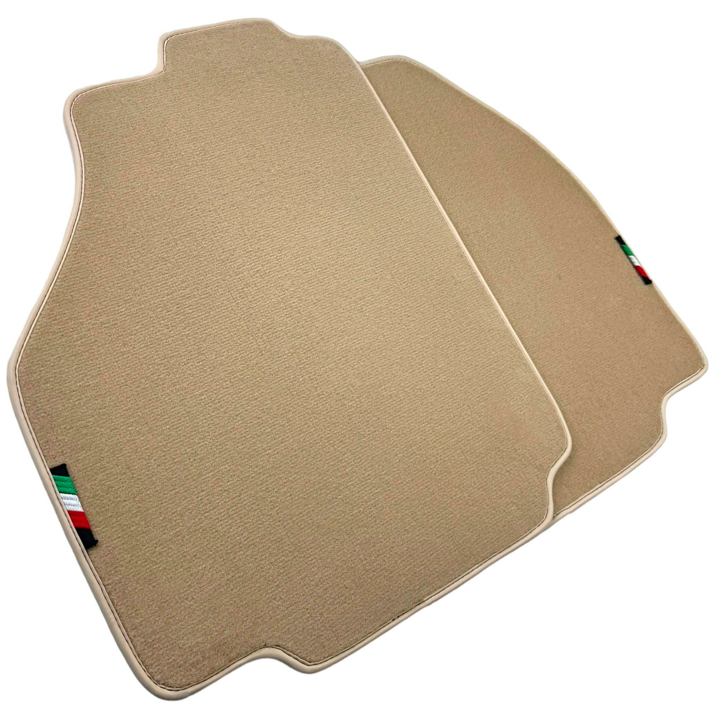 Beige Floor Mats for Ferrari 488 Pista Spider (2019-2021) | Italian Edition