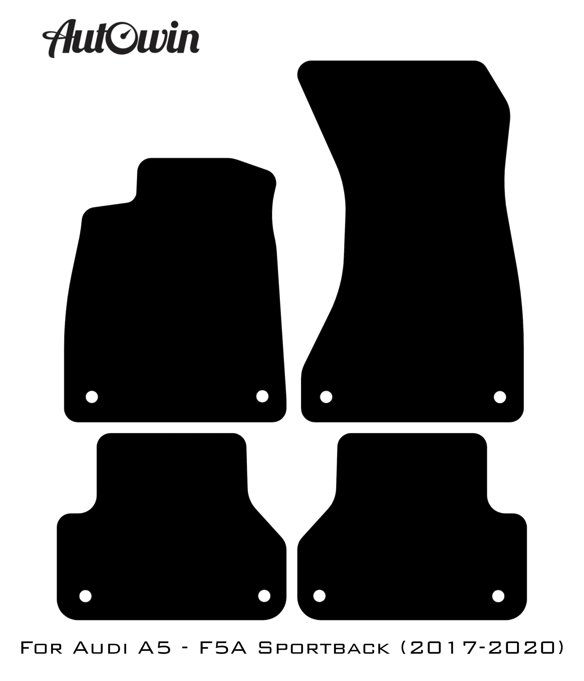 Floor Mats for Audi A5 - F5A Sportback (2017-2020) - AutoWin