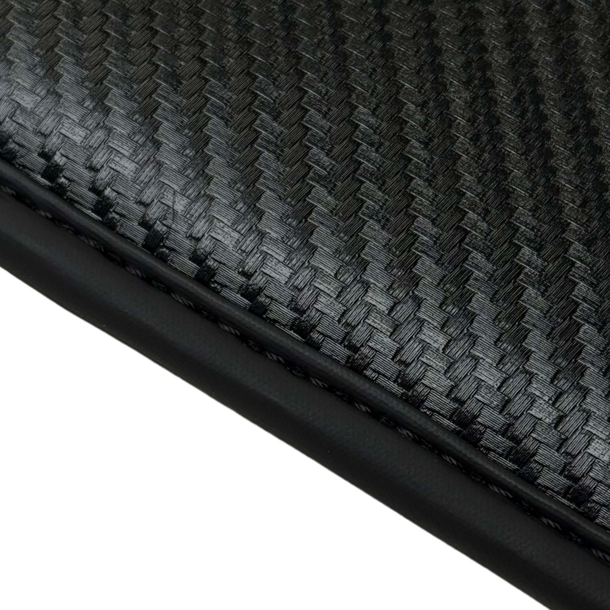 Black Floor Mats for Porsche Classic 911 (1963-1989) with Carbon | ER56 Performance - AutoWin
