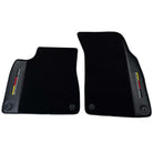 Black Floor Mats for Porsche Taycan (2020-2023) with Carbon | ER56 Performance - AutoWin