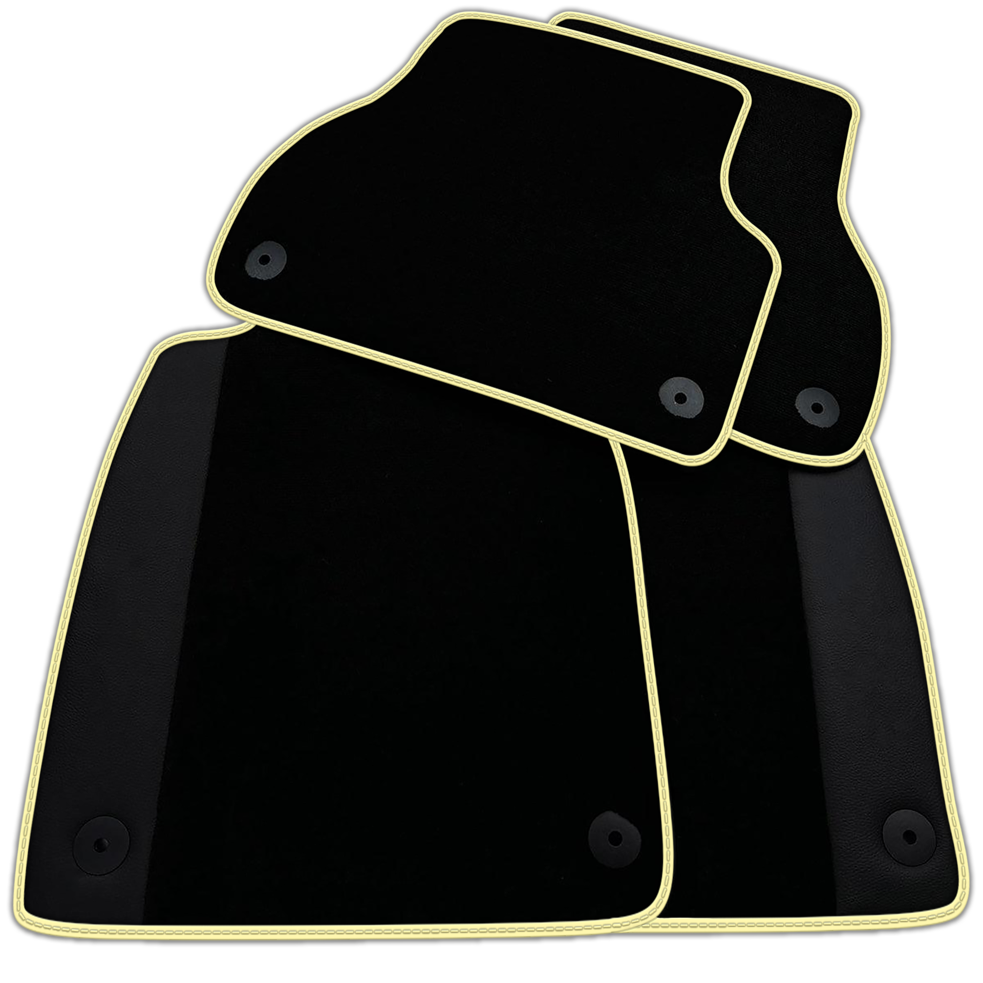 Customizable Black Floor Mats for Audi A5 - F53 Coupe (2020-2023)
