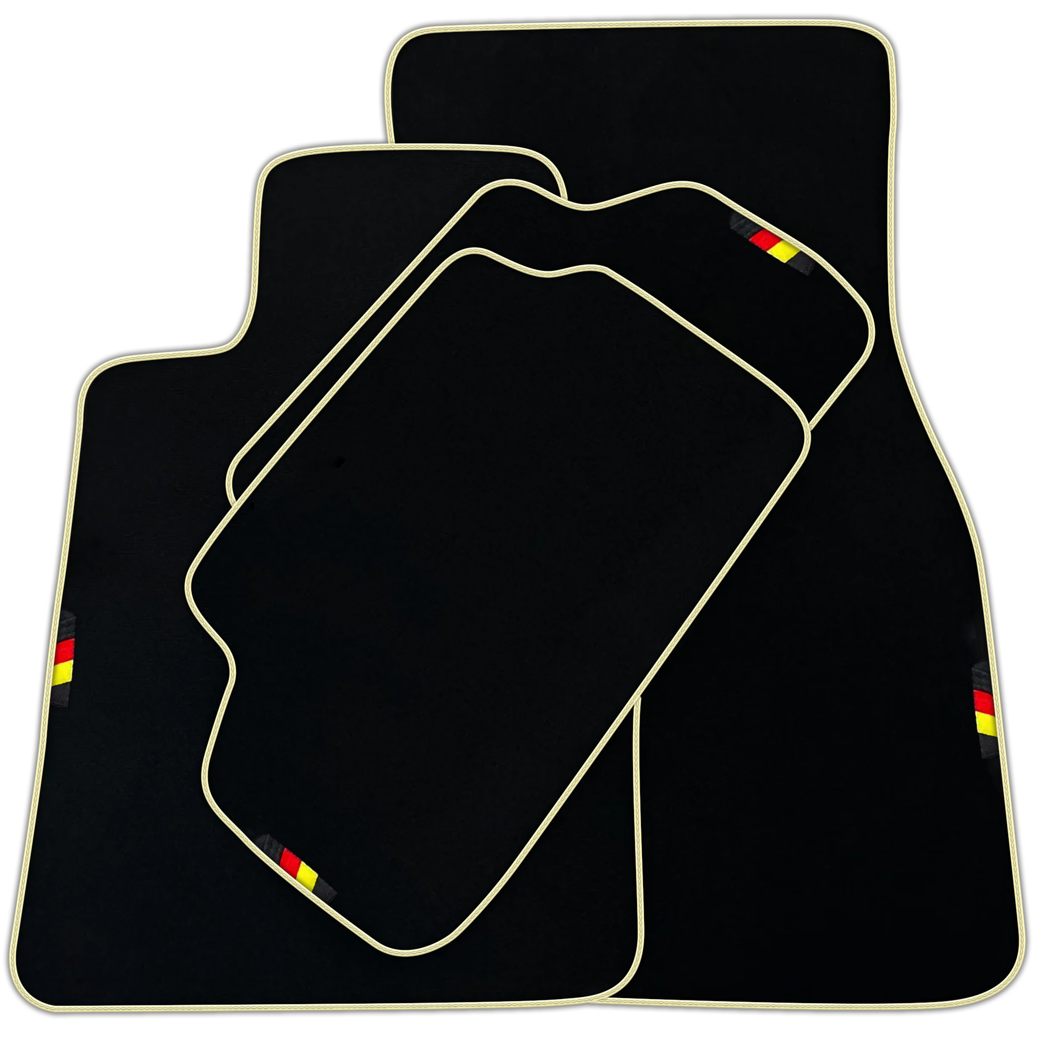 Black Floor Mats For BMW 3 Series F34 GT 2013-2020 Germany Edition | Various Trim Colors