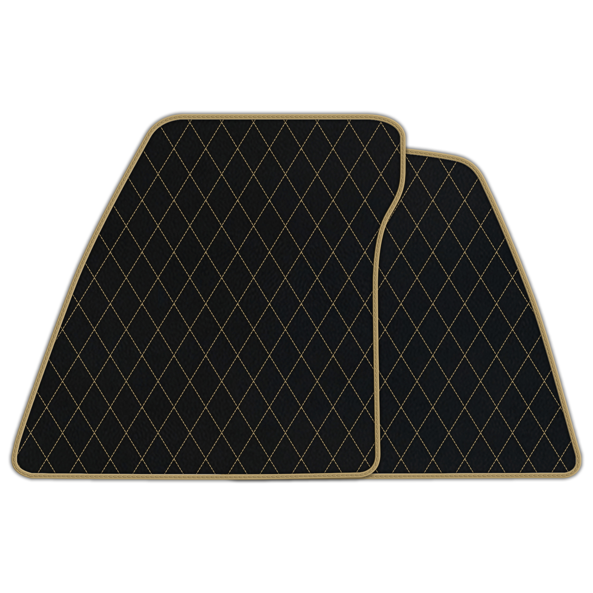 Black Leather Floor Mats for Bentley Mulsanne (2010-2020) | AW1 Design