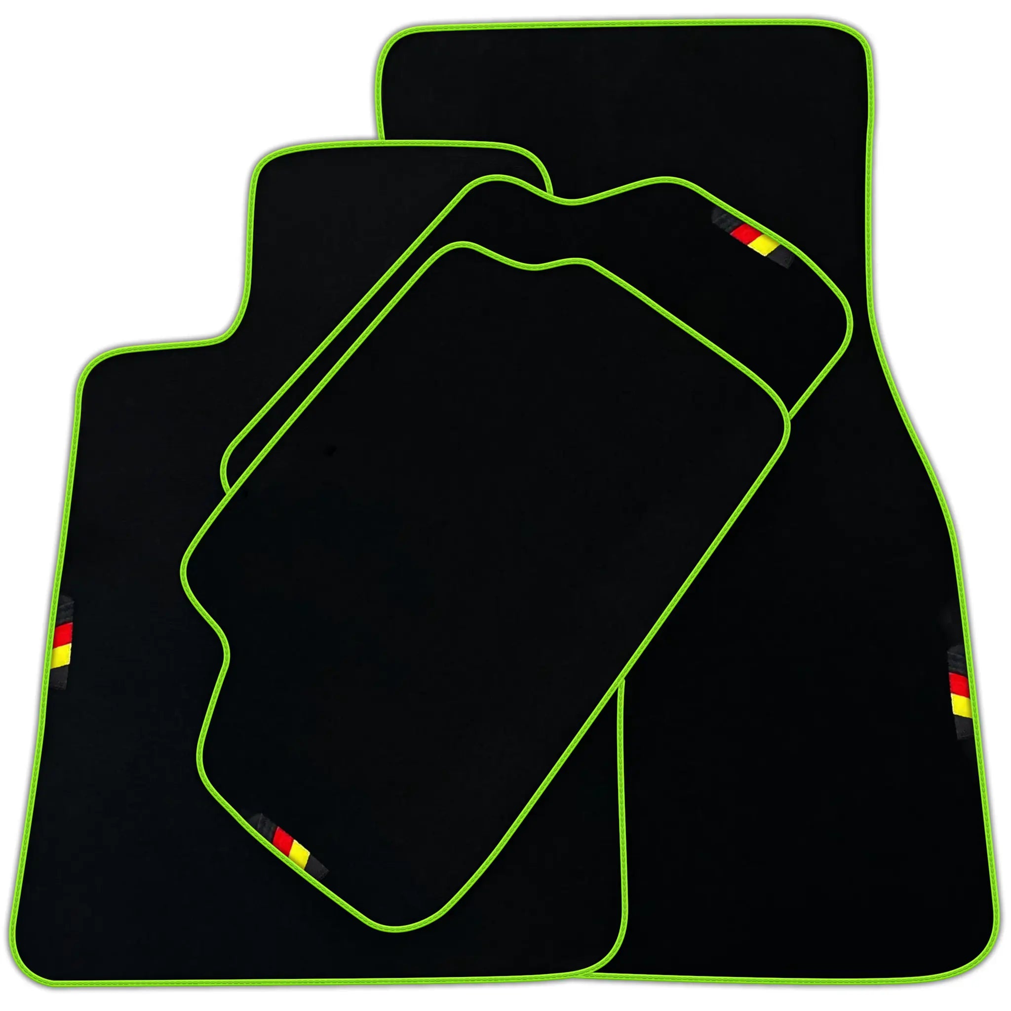 Black Floor Mats For BMW 7 Series G11 Germany Edition AutoWin Brand | Various Trim Colors
