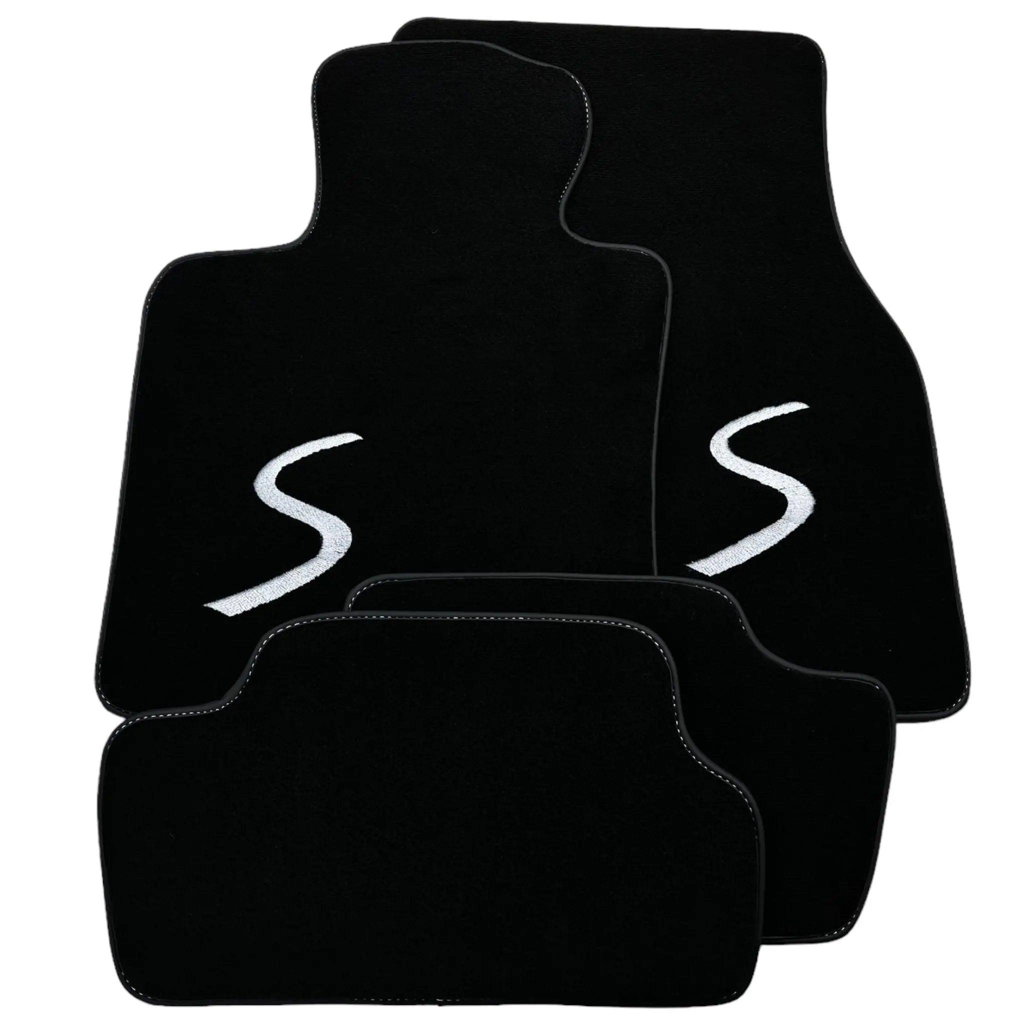 Black Floor Mats for Mini Cabrio F57 Convertible (2016-2023) - AutoWin