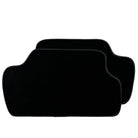 Black Floor Mats for Mini Clubman F54 (2019-2023) with Leather - AutoWin