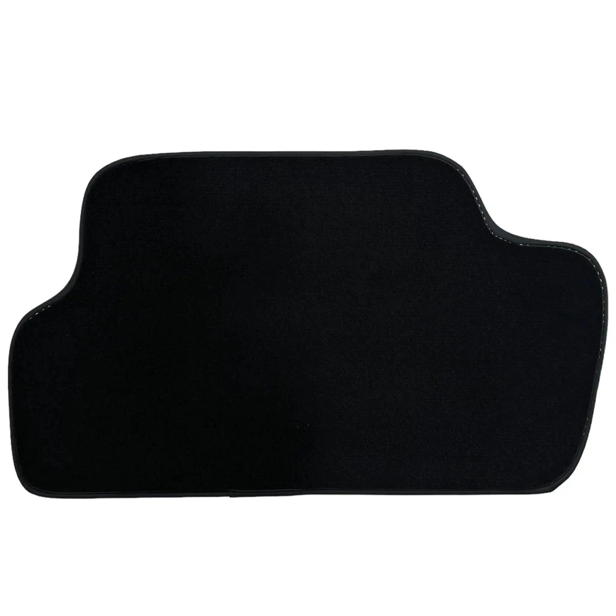 Black Floor Mats for Mini Countryman F60 Hybrid (2020-2023) with Leather - AutoWin