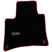 Black Floor Mats for Porsche Cayenne (2010-2018) ER56 Design - AutoWin