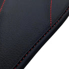 Black Leather Floor Mats For Mercedes Benz CLS-Class X218 Shooting Brake Facelift (2014-2018) | ER56 Design - AutoWin