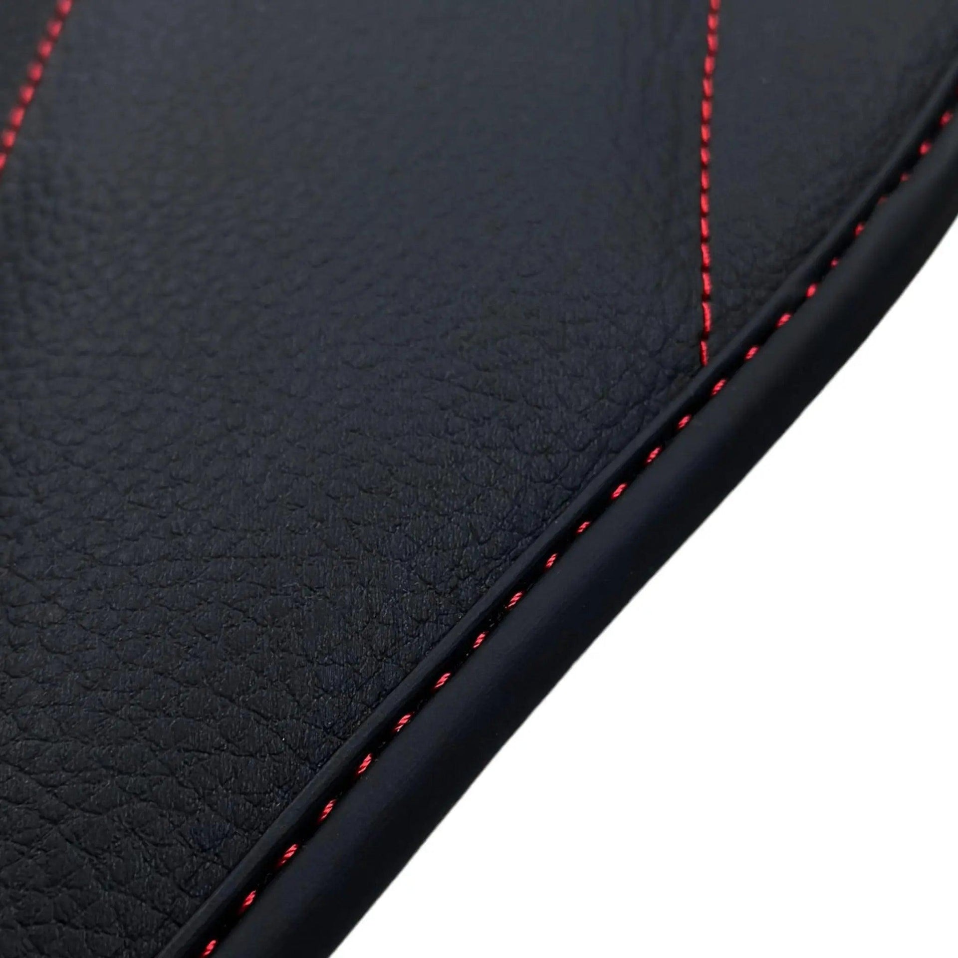 Black Leather Floor Mats For Mercedes Benz E-Class S213 All Terrain (2017-2020) | ER56 Design - AutoWin