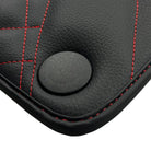 Black Leather Floor Mats For Mercedes Benz GLE-Class C167 Coupe (2020-2023) | ER56 Design - AutoWin