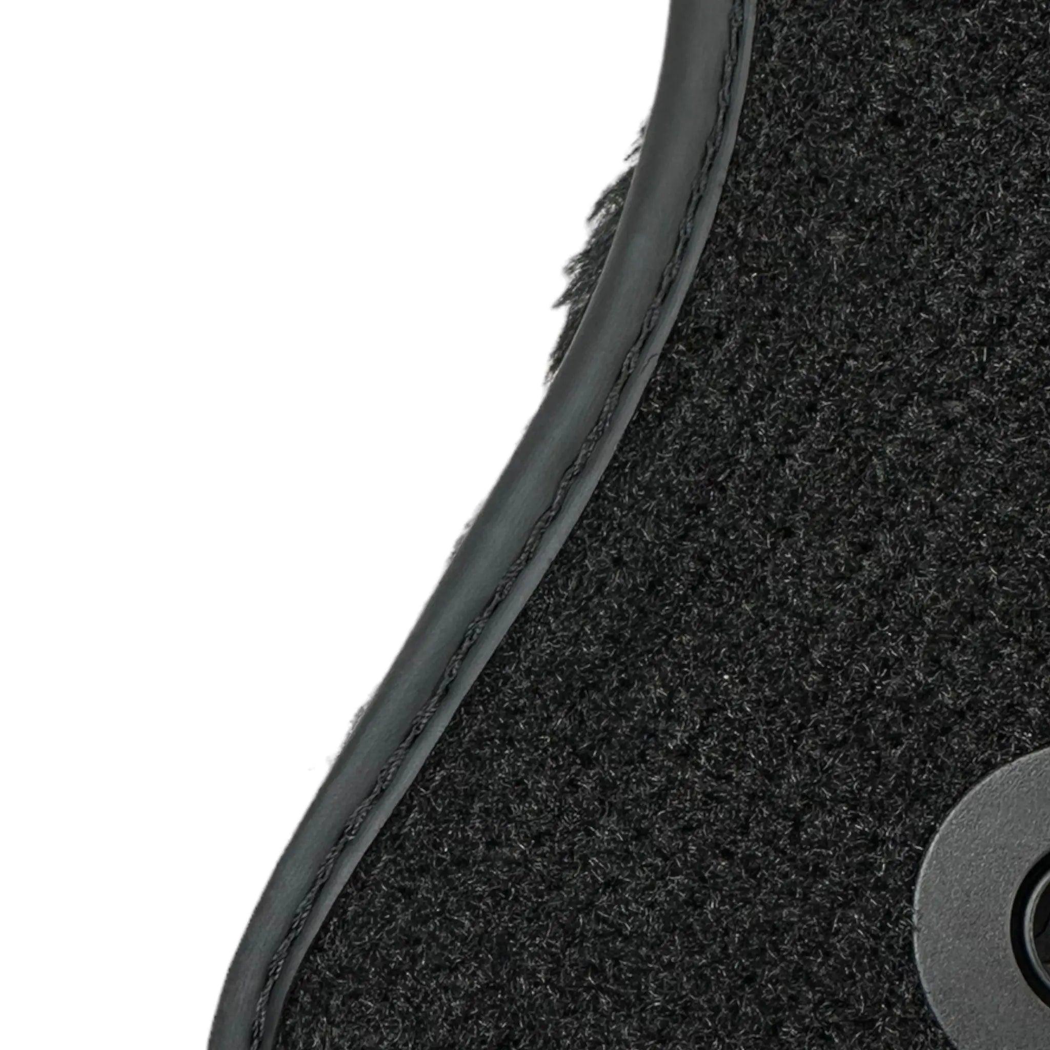 Black Sheepskin Floor Mats For Mercedes Benz C-Class S206 Wagon (2021-2023) Hybrid | ER56 Design - AutoWin