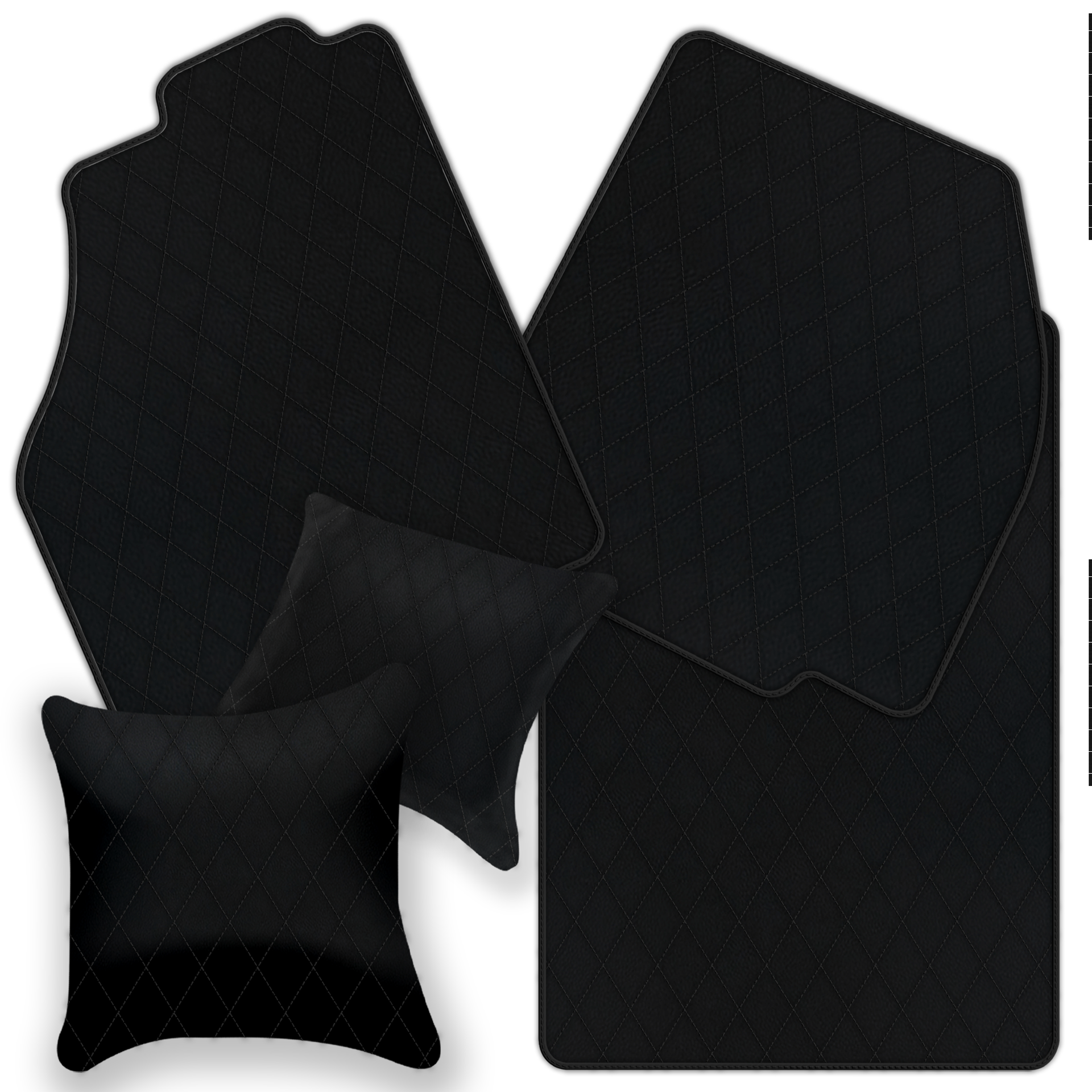 Premium Black Leather Floor Mats for Ferrari SF90 Stradale (2019-2024)
