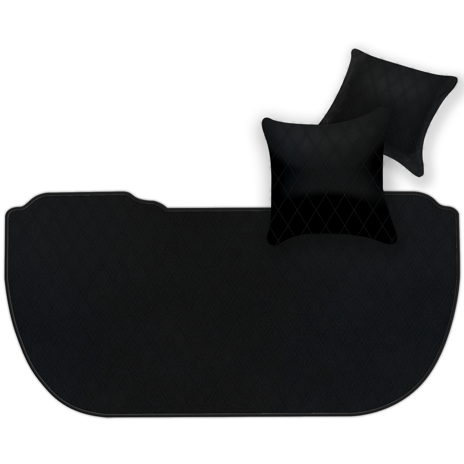 Black Leather Floor Mats for Bentley Mulsanne (2010-2020) | AW1 Design