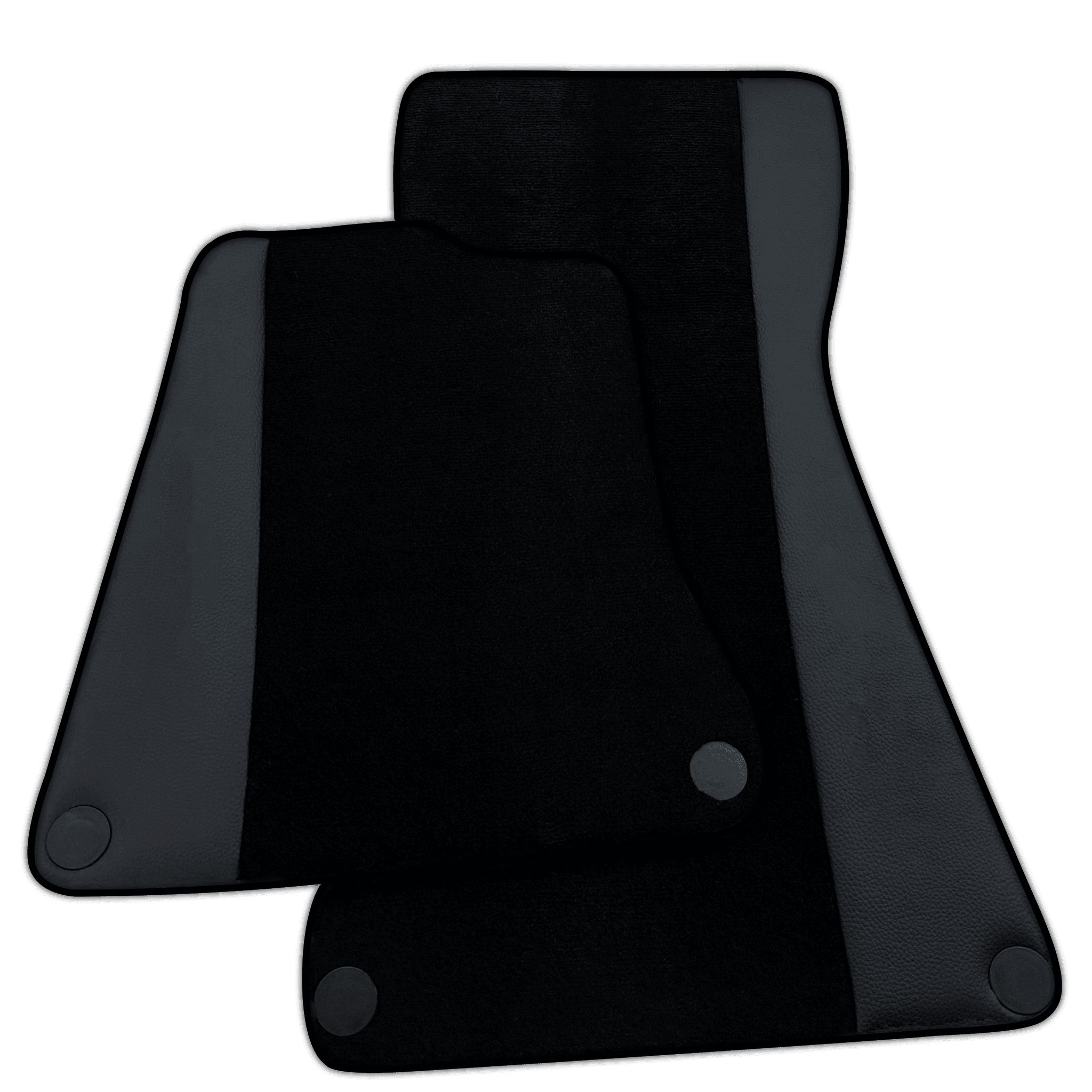 Black Floor Mats for McLaren 570S (2015-2021) with Leather