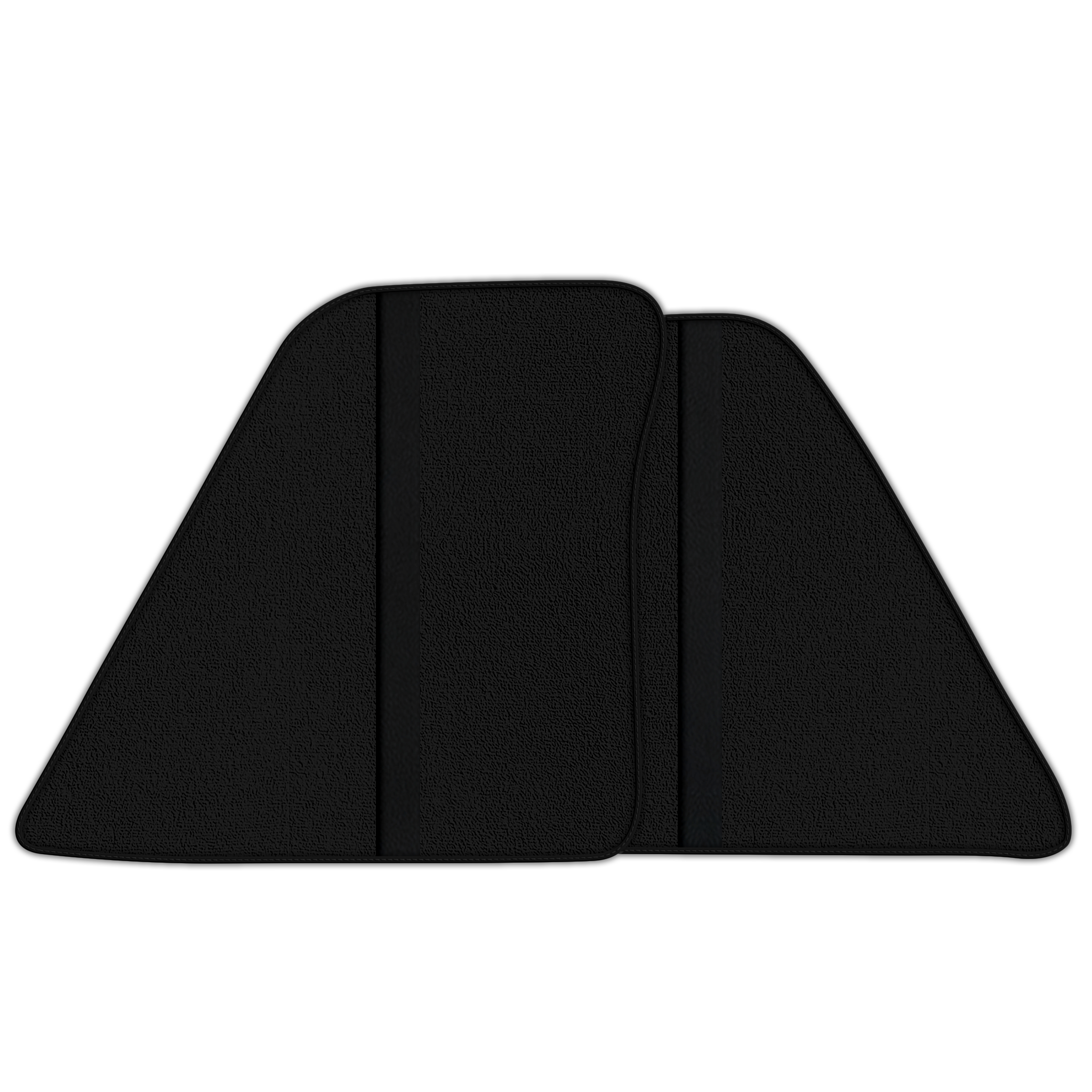 Premium Leather-Lined Black Floor Mats for Ferrari 296 GTB (2022-2025)