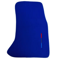 Blue Floor Mats For BMW 5 Series E60 With M Package - AutoWin