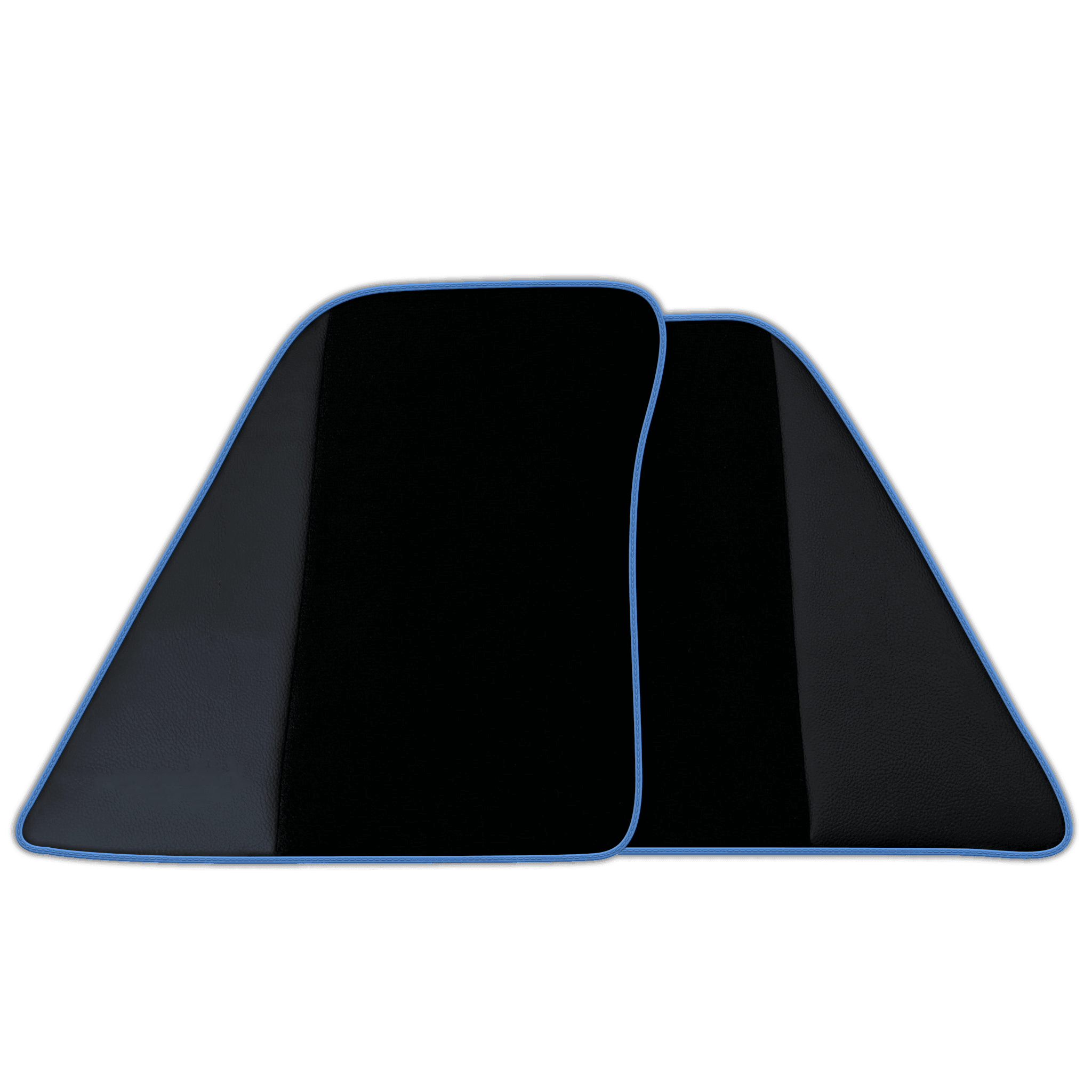 Black Floor Mats for Ferrari 296 GTB (2022-2025) with Leather | Various Trim Colors