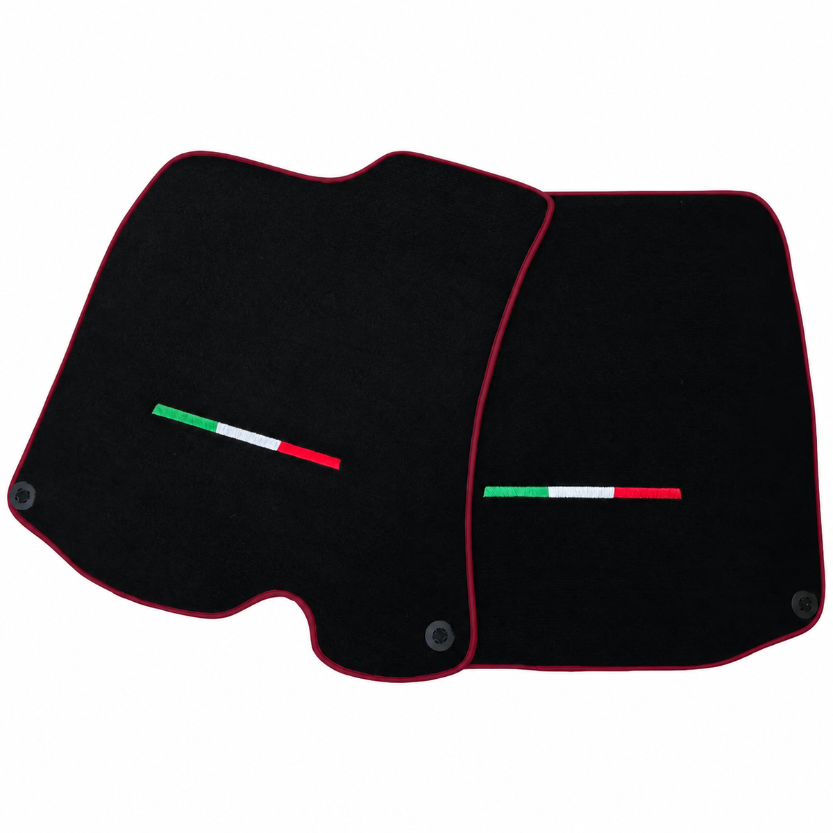 Black Floor Mats for Ferrari Amalfi (2025-2027) Italian Edition