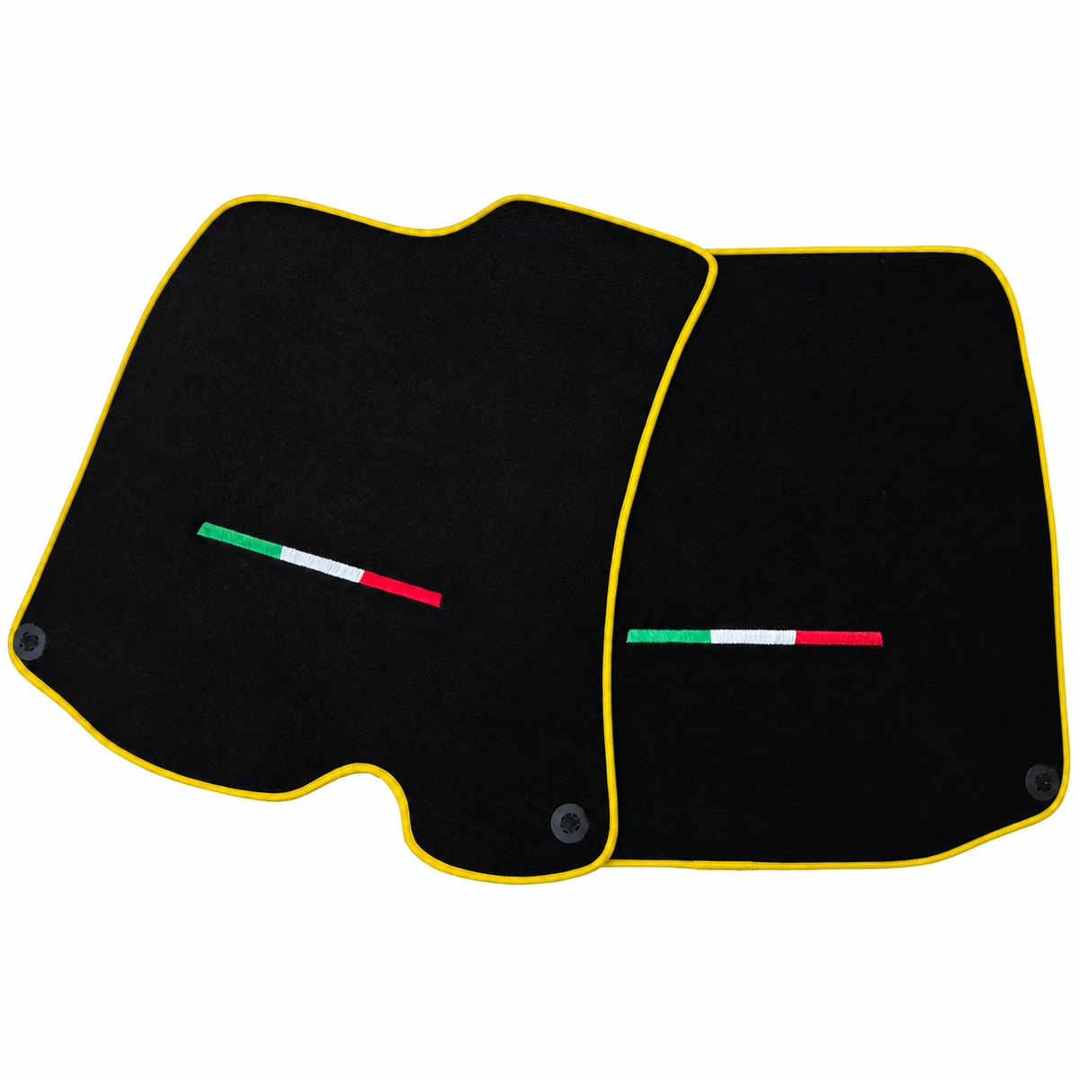 Black Floor Mats for Ferrari Amalfi (2025-2027) Italian Edition