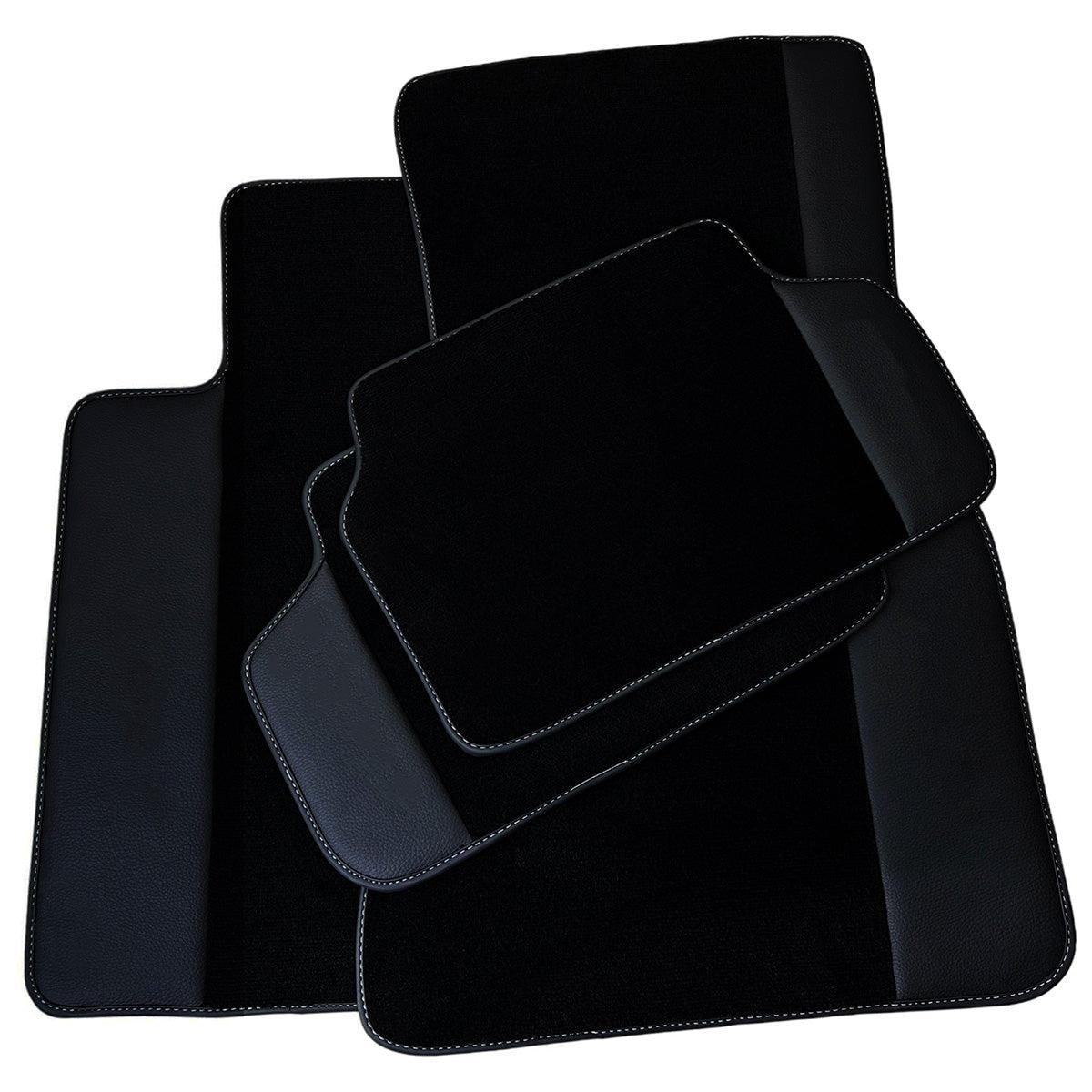 Customizable Black Mats For BMW M5 E39 With Leather - AutoWin