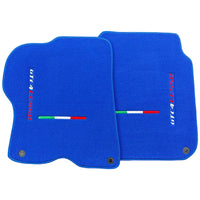 Blue Floor Mats for Ferrari GTC4 Lusso (2016-2023) Italian Edition - AutoWin