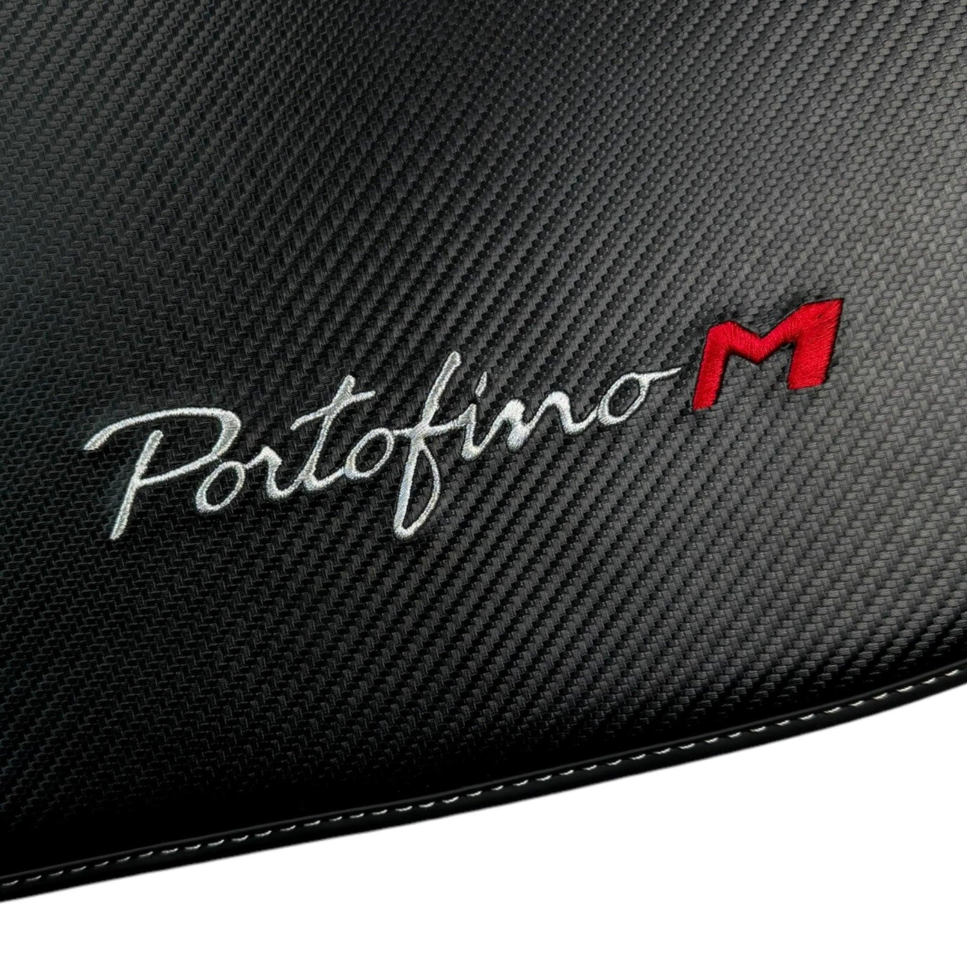 Carbon Fiber Leather Floor Mats for Ferrari Portofino M (2018-2023) - AutoWin