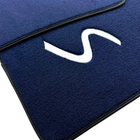 Dark Blue Floor Mats for Mini Cabrio R52 Convertible (2004-2009) - AutoWin