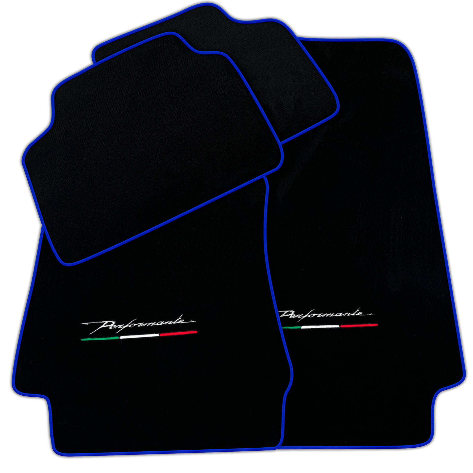 Black Floor Mats for Alfa Romeo Giulia (2016-2024) All Wheel Drive Performante