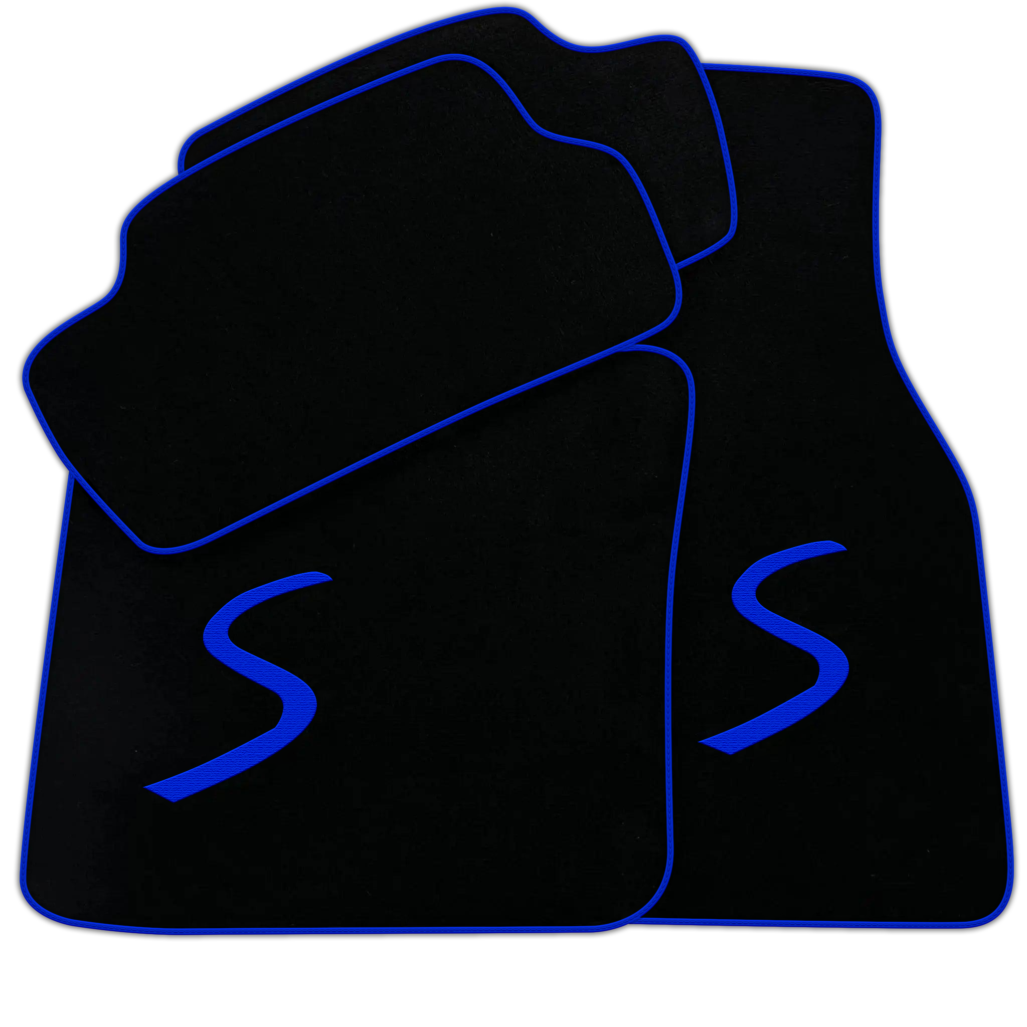 Black Floor Mats for Mini Cooper / One F56 3-Doors (2014-2023)