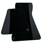 Black Floor Mats for McLaren 570S (2015-2021) with Leather