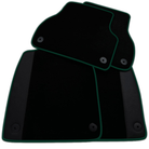 Customizable Black Floor Mats for Audi A5 - 8F7 Convertible (2009-2017)