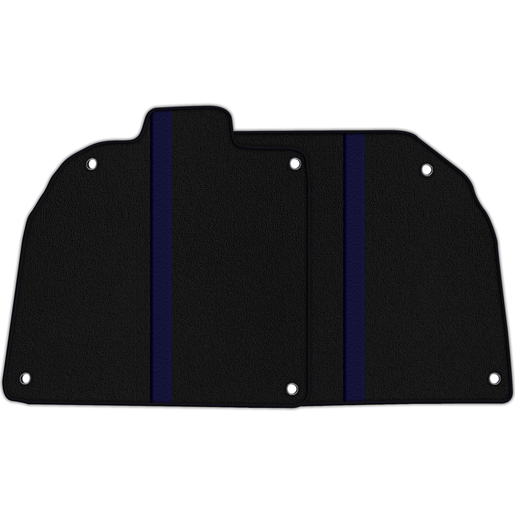 Custom Black Floor Mats with Leather for Lamborghini Sian