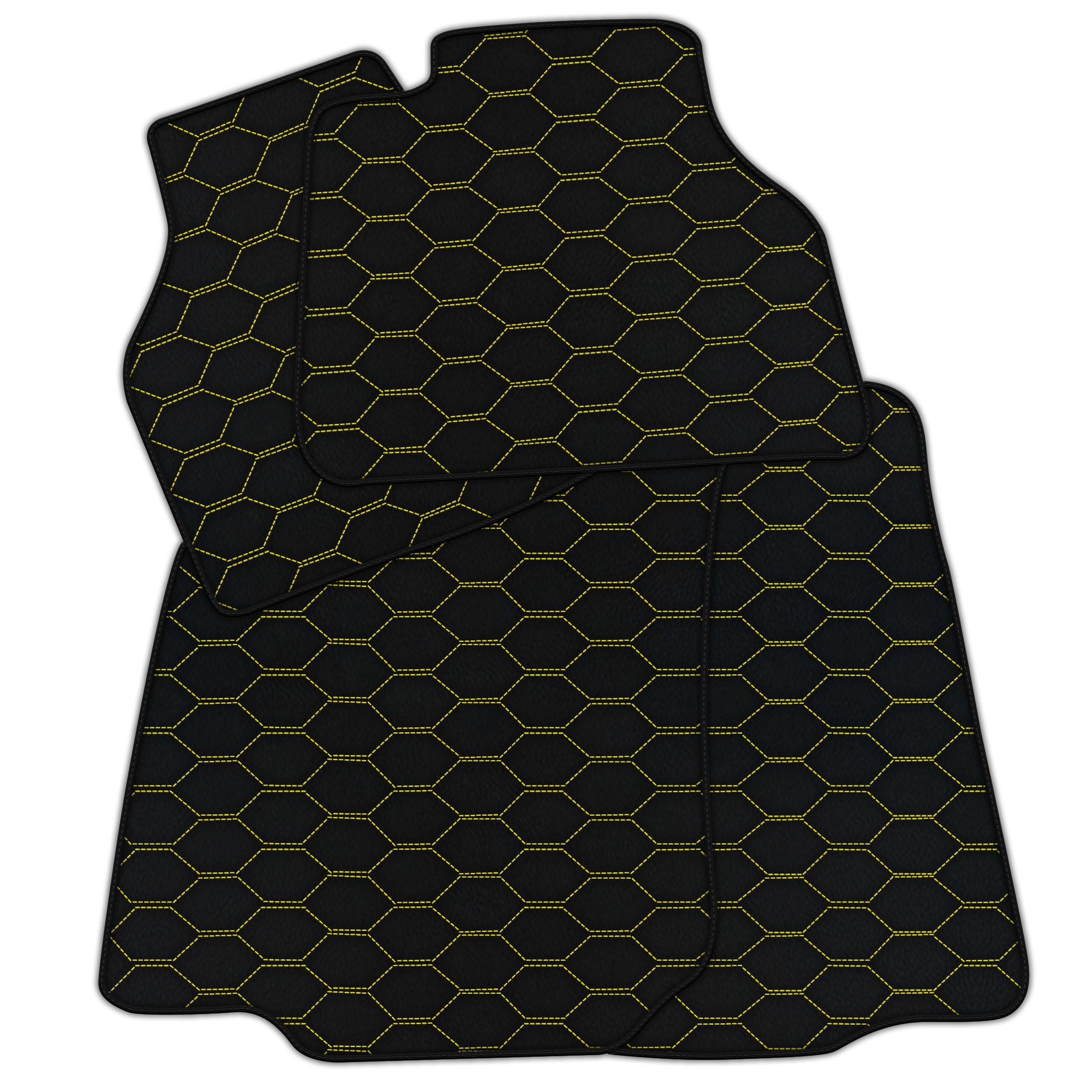Customizable Leather Floor Mats with Divario Pattern for Bentley Flying Spur (2019-2023)