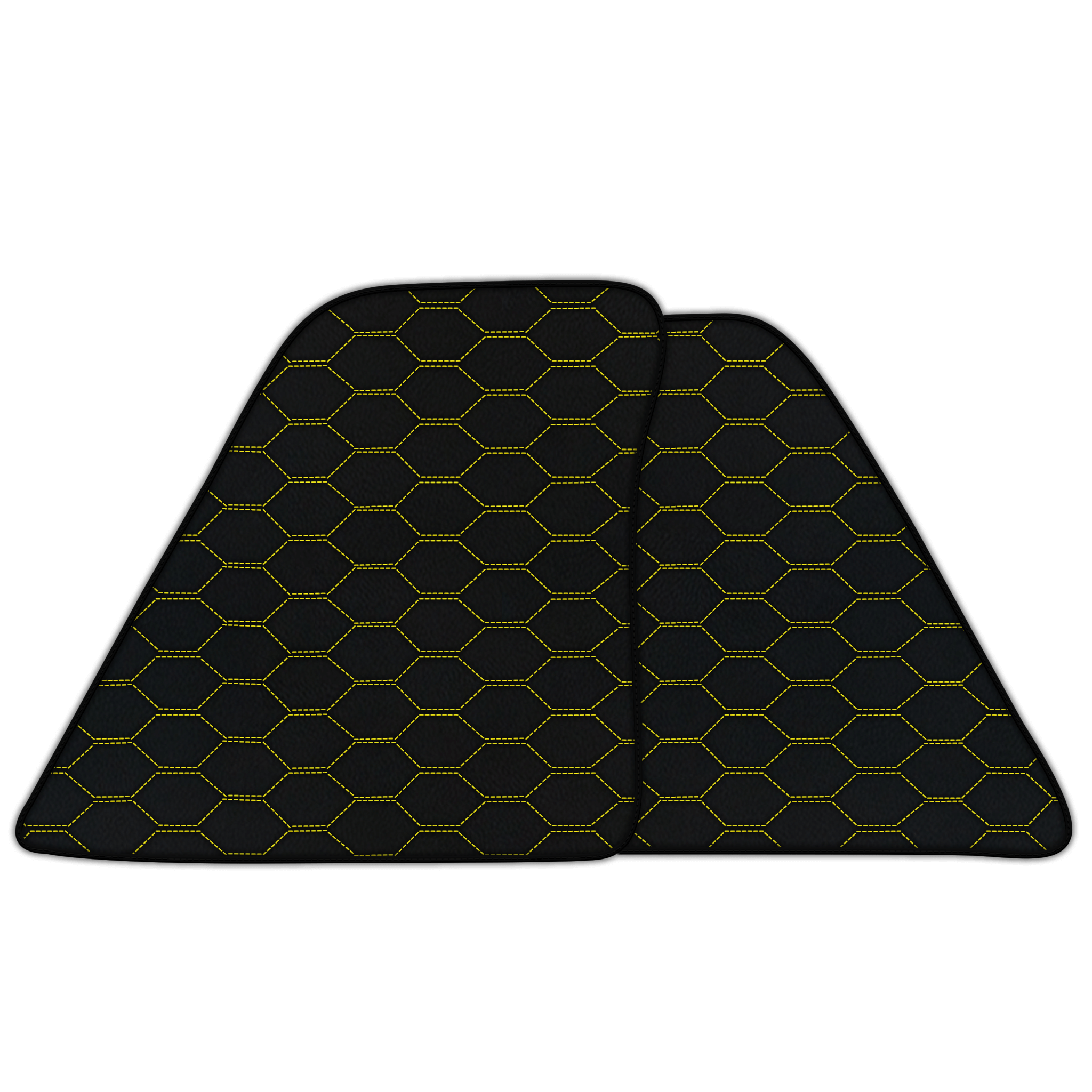 Customizable Leather Floor Mats with Divario Pattern for Ferrari 296 GTB (2022-2025)