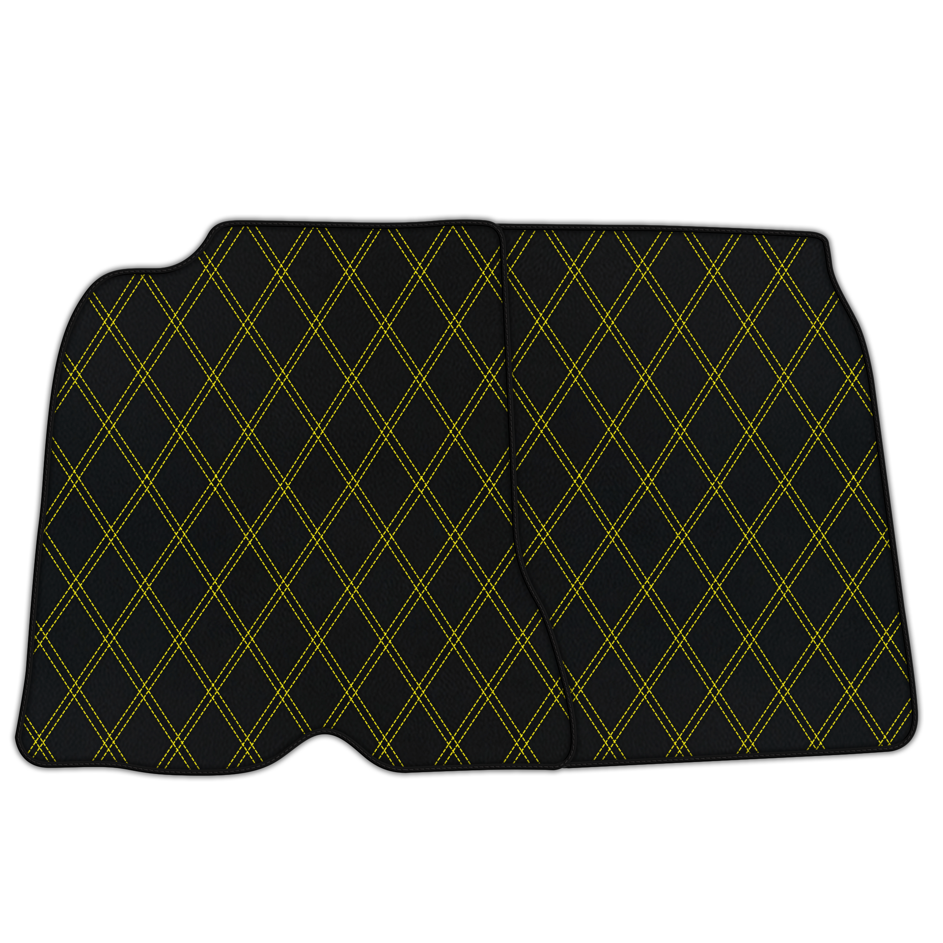 Customizable Triangle's Pattern Floor Mats for 2015–2018 Ferrari California T - AutoWin