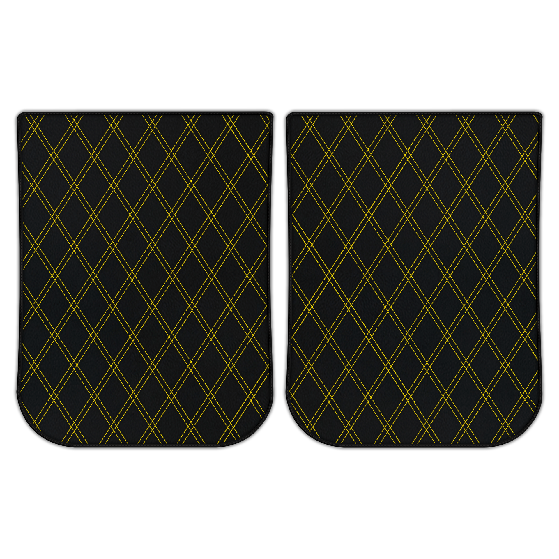 Customizable Leather Floor Mats with Hexagon Hex Pattern for Ferrari LaFerrari (2013-2018) - AutoWin