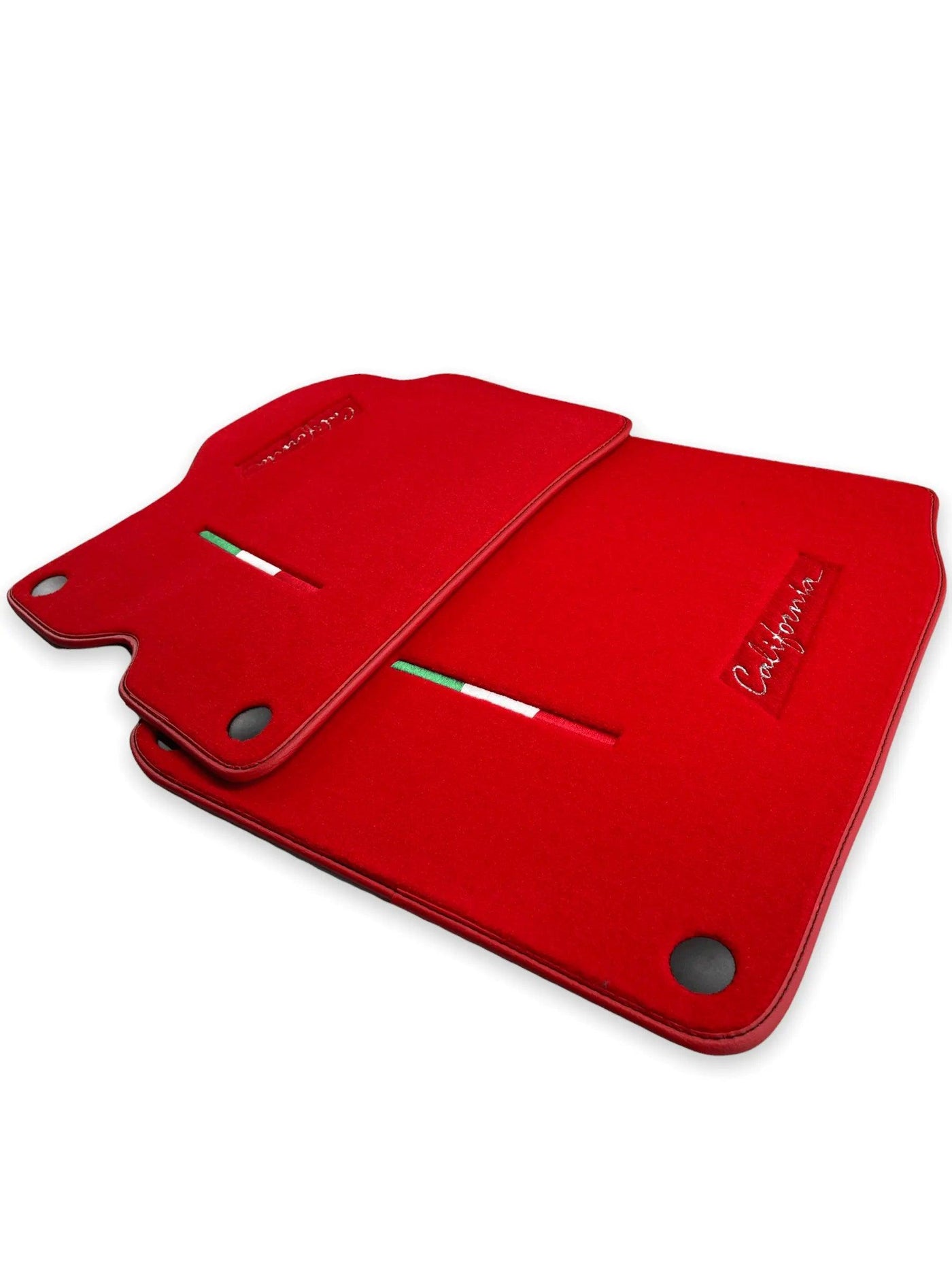 Floor Mats For Ferrari California 2008-2014 Red Color - AutoWin