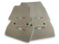 Floor Mats For Maserati GranTurismo MC Stradale (2011-2015) Beige IT Edition - AutoWin