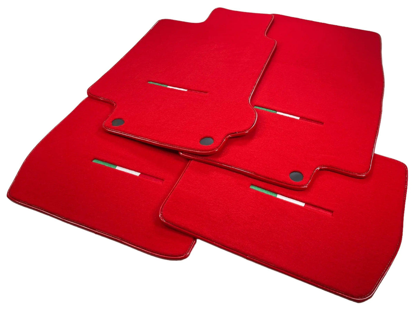 Floor Mats For Maserati GranTurismo S (2008-2012) Red IT Edition - AutoWin