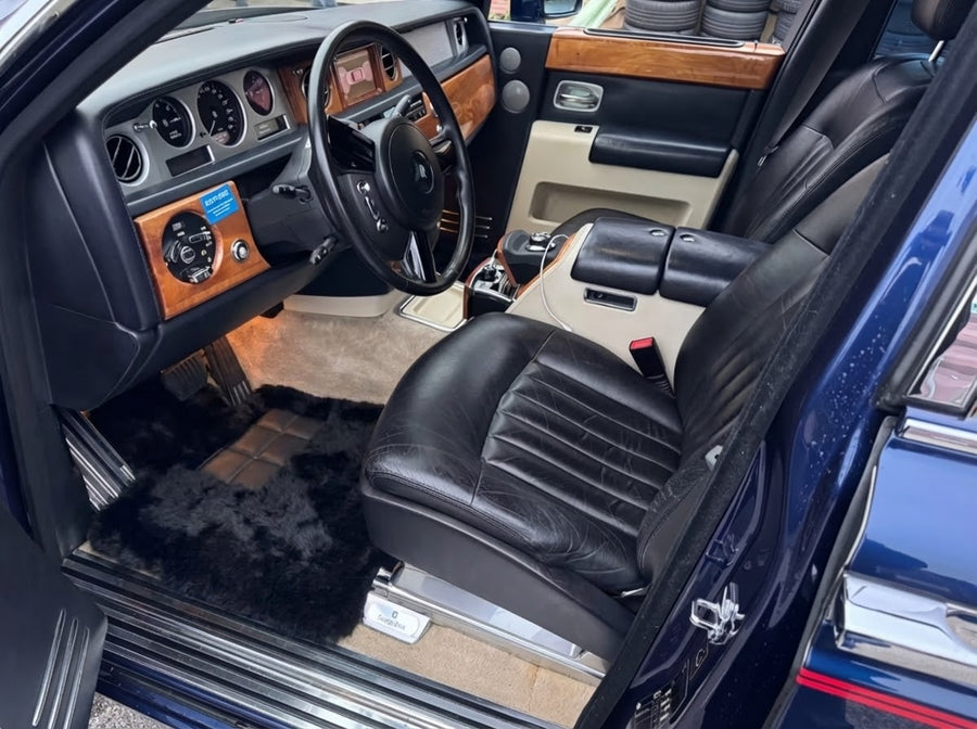 Tapetes Automotivos de Pele de Ovelha para Rolls Royce