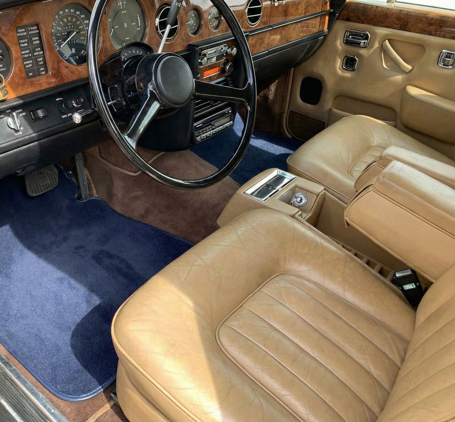 Tapetes Automotivos Para Rolls Royce Shadow 1965-1977 Azul