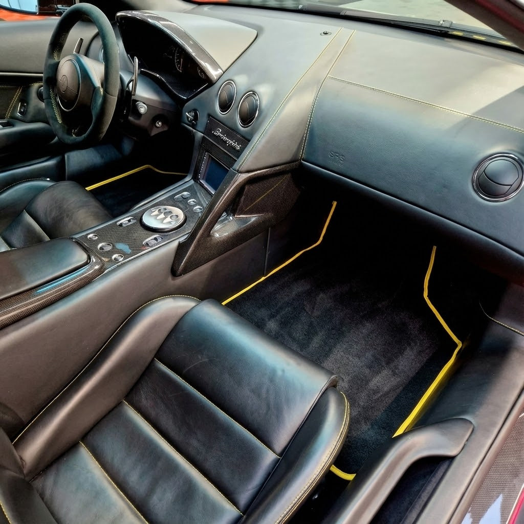 Mats de Carro Bege para Lamborghini Murcielago da Marca AutoWin - AutoWin.EU