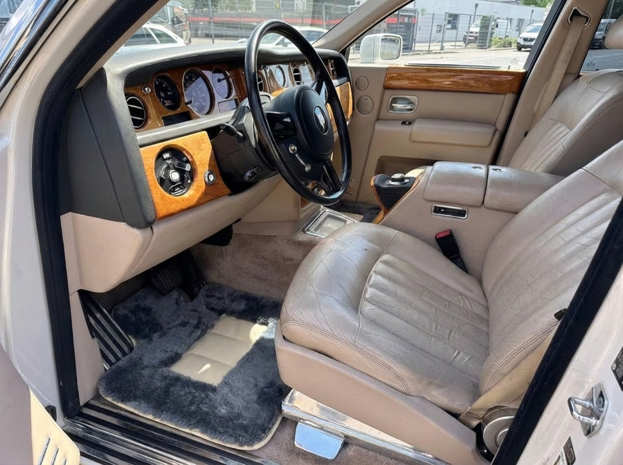 Tapetes Automotivos de Lã de Ovelha Para Rolls Royce Phantom 2003–2016 Marca Er56 Design