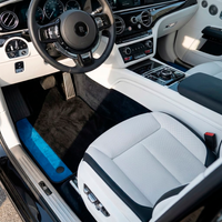 Custom Floor Mats for Rolls Royce Spectre (2023-2024) with Blue Alcantara