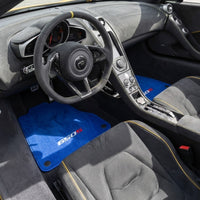Blue Floor Mats For McLaren 650S Tailored